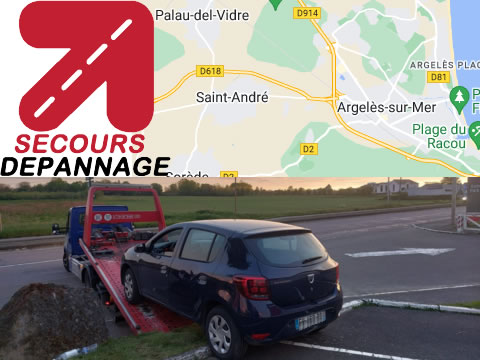 Dépannage auto 24/24 à Argelès-sur-Mer